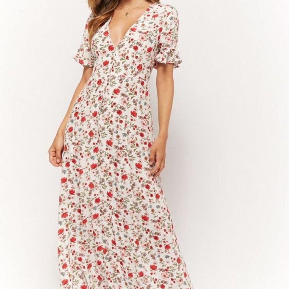 Forever 21 Woven Floral Dress